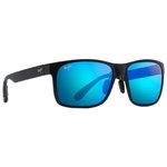 Maui Jim Lunettes de soleil Red Sands Reader 2,0 Noir Mat Bleu Hawaï MauiBrilliant Présentation