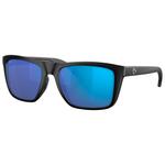 Costa Del Mar Lunettes de soleil Mainsail Matte Black Blue Mirror Polarized Présentation