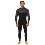 Vissla Combinaison Intégrale High Seas II 3/2 No Zip Charcoal Présentation
