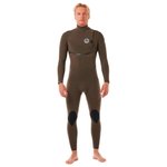 Rip Curl Combinaison Intégrale Flashbomb Zip Free 4/3mm Gb Stm Deep Rock Présentation