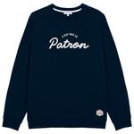 French Disorder Sweat Clyde Patron Tricotin Navy Présentation