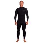 Quiksilver Combinaison Surf Marathon Sessions 4/3 Chest Zip Black Présentation