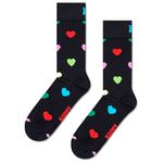 Happy Socks Chaussettes Crew Socks Heart Black Présentation