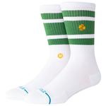 Stance Chaussettes Crew Sock Feelin Lucky Crew Green Présentation