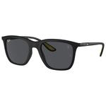 Ray Ban Lunettes de soleil RB4433M Scuderia Ferrari Collection Mat Black Dark Grey Présentation