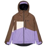 Picture Blouson Ski Seen Cocoa Brown Paisley Présentation