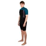 Quiksilver Shorty 2/2 Prologue SS Back Zip Midnight Turquoise Présentation