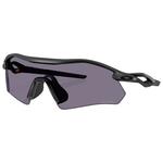 Oakley Lunettes de soleil Radar Plate Matte Black Prizm Grey Présentation