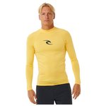 Rip Curl Top Manches Longues Waves Performance LS Yellow 