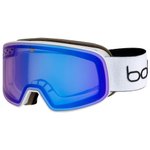 Bollé Masque de Ski Nevada Small Offwhite Matte Phantom Vermillon Blue Présentation