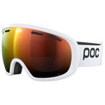 Poc Masque de Ski Fovea Hydrogen White Clarity Intense Partly Sunny Orange Présentation
