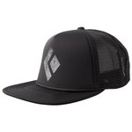 Black Diamond Casquettes Flat Bill Trucker Hat Black-White Présentation