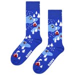 Happy Socks Chaussettes Crew Socks Winter Night Blue Présentation