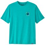Patagonia Tee-shirt M's Cap Cool Daily Graphic Unity Fitz Subtidal Blue X-Dye Présentation