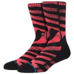 Stance Chaussettes Print & Pattern Socks Voodue Red Présentation