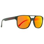 Red Bull Spect Lunettes de soleil Cooper Olive Green Brown With Red Mirror Présentation