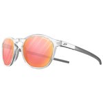 Julbo Lunettes de soleil Shine L Cristal Brillant Argent Reactiv 1-3 Glare Control Présentation
