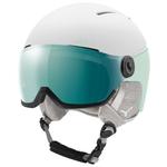 Cebe Casque de ski avec visière Rise Evo White Aqua Ice Blue Revo Présentation