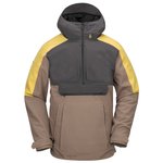 Volcom Blouson Ski Brighton Pullover Chestnut Brown Présentation