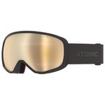Atomic Masque de Ski Revent M Hd Photo Black Amber Gold Présentation
