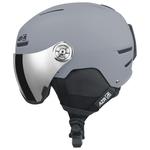 AZR Casque de ski avec visière Slider Visor Gris Mat Gris Miroir Présentation