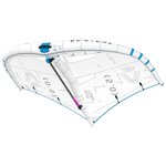 Duotone Aile de wing Slick Concept Blue 2024 Undyed-White Présentation