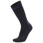 Uyn Chaussettes Woman Ski One Alpine Merino Sock Black Violet Présentation