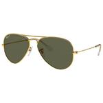 Ray Ban Lunettes de soleil RB3025 Aviator Classic Polished Gold Green G-15 Polar Présentation