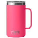 Yeti Mug Rambler 24 Oz Travel Mug Tropical Pink Présentation