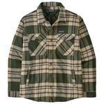 Patagonia Blouson Street Lightweight Insulated Fjord Flannel Shirt Old Growth Green Présentation