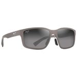 Maui Jim Lunettes de soleil Walewaha Asian Fit Metal Matte Grey Neutral Grey Mineral Superthin Présentation