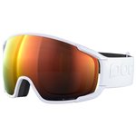Poc Masque de Ski Zonula Hydrogen White Clarity Intense Partly Sunny Orange Présentation