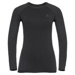 Odlo Sous-vêtement technique Performance Warm Eco Top Crew Neck Ls Wmn Black Graphite Grey Black Présentation