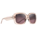 Maui Jim Lunettes de soleil Two Steps Rose Transparent Maui Rose Minéral SuperThin Présentation