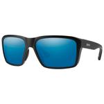 Smith Lunettes de soleil Backcast Matte Black Chromapop Glass Polarized Blue Mirror Présentation