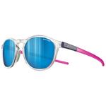 Julbo Lunettes de soleil Shine L Translucide Brillant Cristal Rose Fluo Spectron 3 Présentation