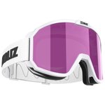 Bliz Masque de Ski Rave Jr Matte White Brown Pink Multi Présentation