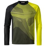 Vaude Maillot VTT Men's Moab Ls T-Shirt VI Bright Green Black Présentation