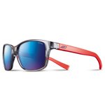 Julbo Lunettes de soleil Powell Brillant Gris Orange Polarized Spectron 3 Présentation