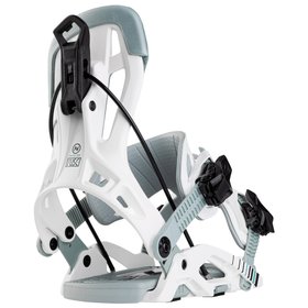 Fixations De Snowboard Nidecker Flow Fenix - Modèle Blanc 2026 - Neuves Sous Blister