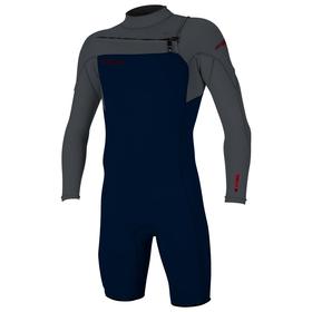 O'Neill Shorty Hammer 2mm Front Zip LS Abyss / Graphite / Graphite Présentation O'Neill Shorty Hammer 2mm Front Zip LS Abyss / Graphite / Graphite Présentation