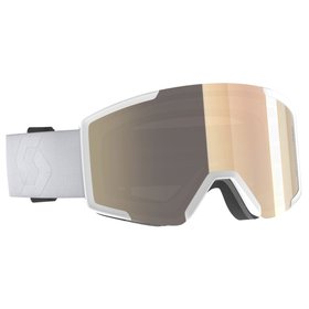 Scott Masque de Ski Shield Mineral White Light Sensitive Bronze Chrome Présentation Scott Masque de Ski Shield Mineral White Light Sensitive Bronze Chrome Présentation