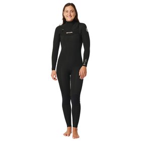 Rip Curl Combinaison Intégrale Dawn Patrol 3/2 Front Zip W Black Présentation Rip Curl Combinaison Intégrale Dawn Patrol 3/2 Front Zip W Black Présentation
