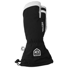 Gant Hestra Army Leather Heli Ski Female Glove Black Offwhite Hiver 2025 Glisse proshop