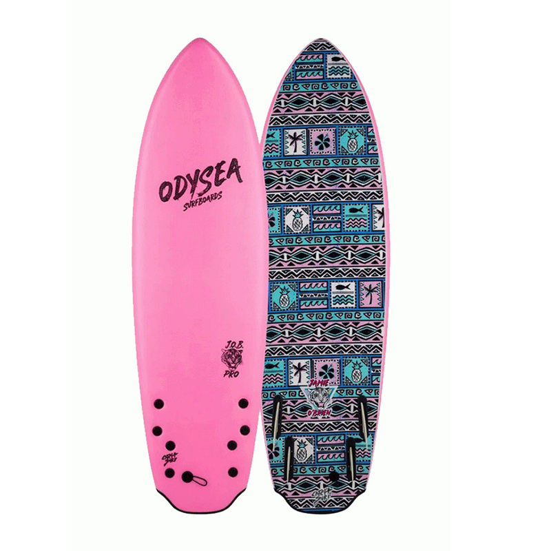 Planche surf Catch Surf Jamie O'Brien 52 Tri Quad - Hot Pink - Été