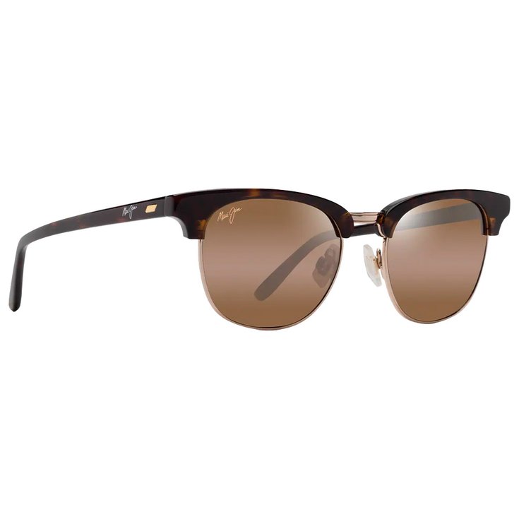 Maui Jim Lunettes de soleil Holomua Shiny Dark Havana Hcl Bronze Mineral Superthin Présentation