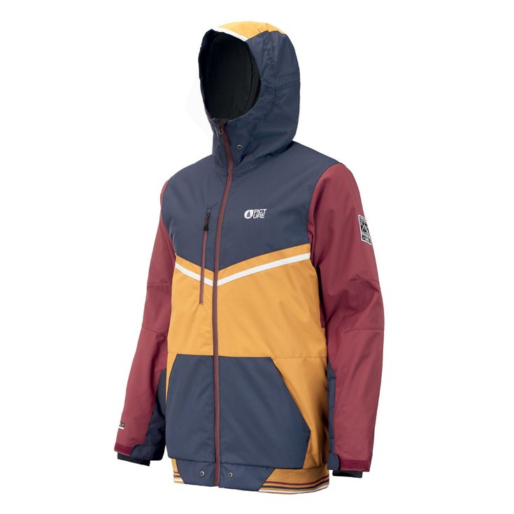 Picture Blouson Ski Panel Camel Dark Blue Présentation