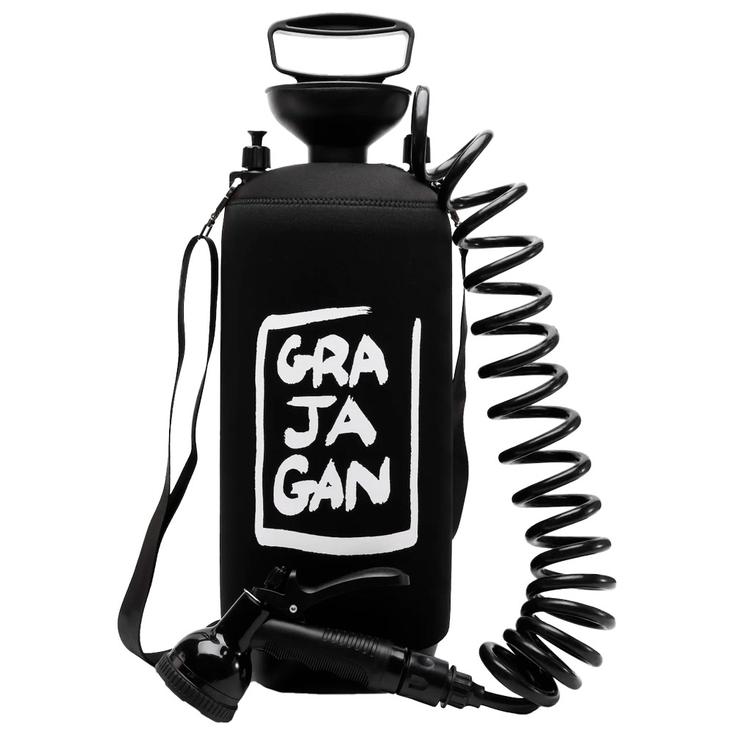 Grajagan Douche Solaire Beach Shower 8 Litres Black Présentation