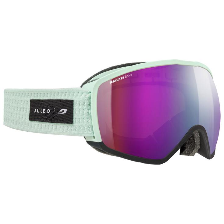 Julbo Masque de Ski Hit Mint Noir Reactiv 0-4 High Contrast Présentation