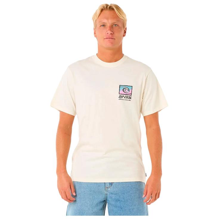 Rip Curl Tee-shirt Raw Energy Trad Bone Présentation
